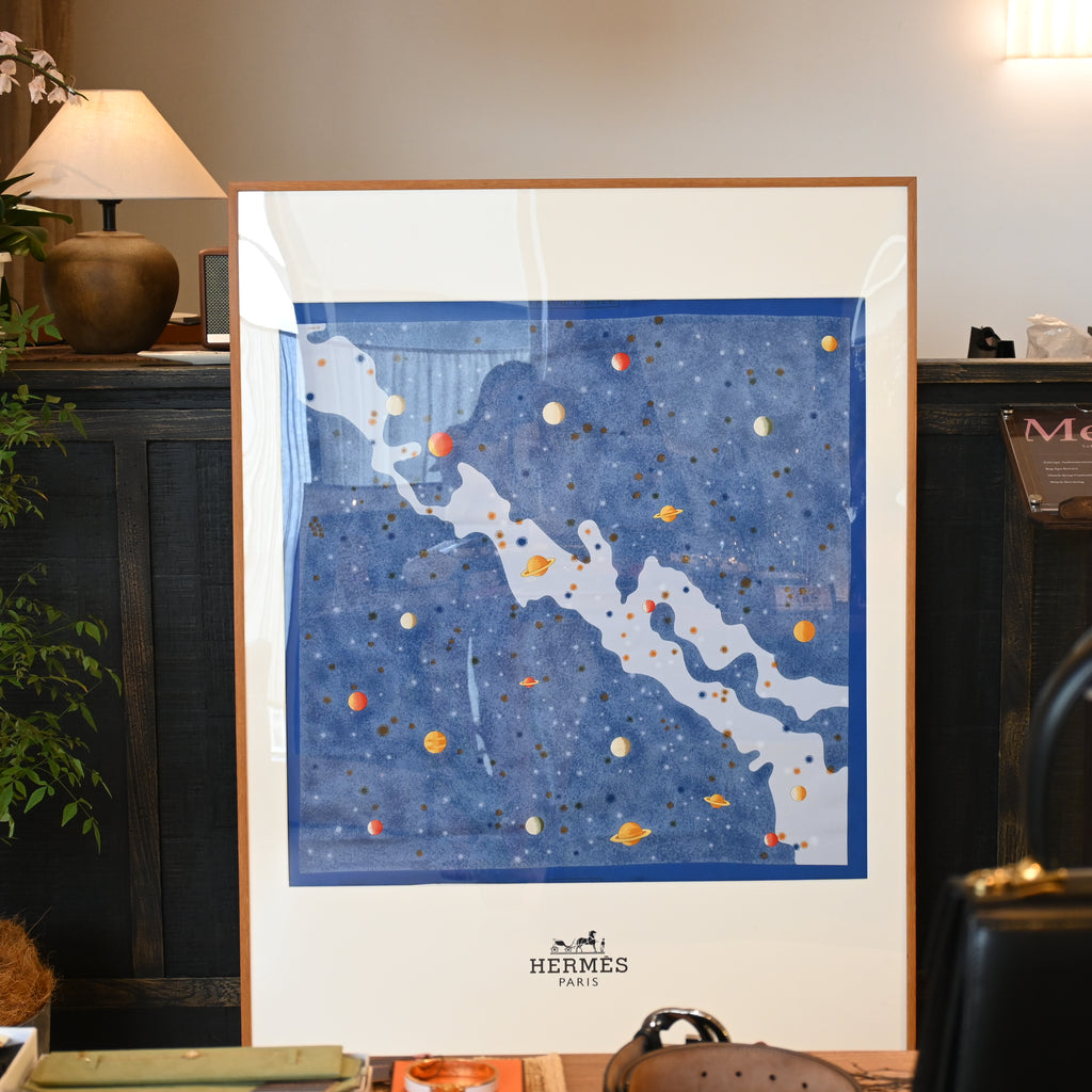 Hermès Carré 90 LA VOIE LACTEE Milky Way Scarf by Wlodek Kaminski - Leluxe Vintage Sdn. Bhd.