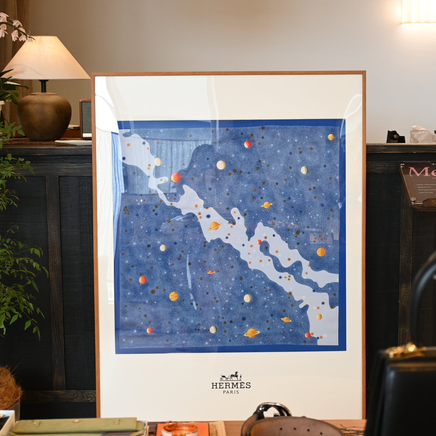 Hermès Carré 90 LA VOIE LACTEE Milky Way Scarf by Wlodek Kaminski