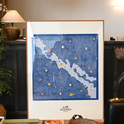 Hermès Carré 90 LA VOIE LACTEE Milky Way Scarf by Wlodek Kaminski