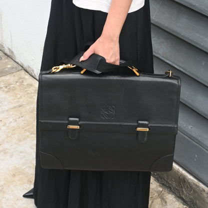 Loewe Anagram Business Laptop Bag