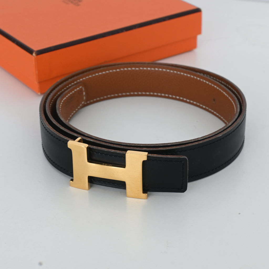 Hermes Constance Reversible Belt Mini H Buckle 29mm - Leluxe Vintage Sdn. Bhd.