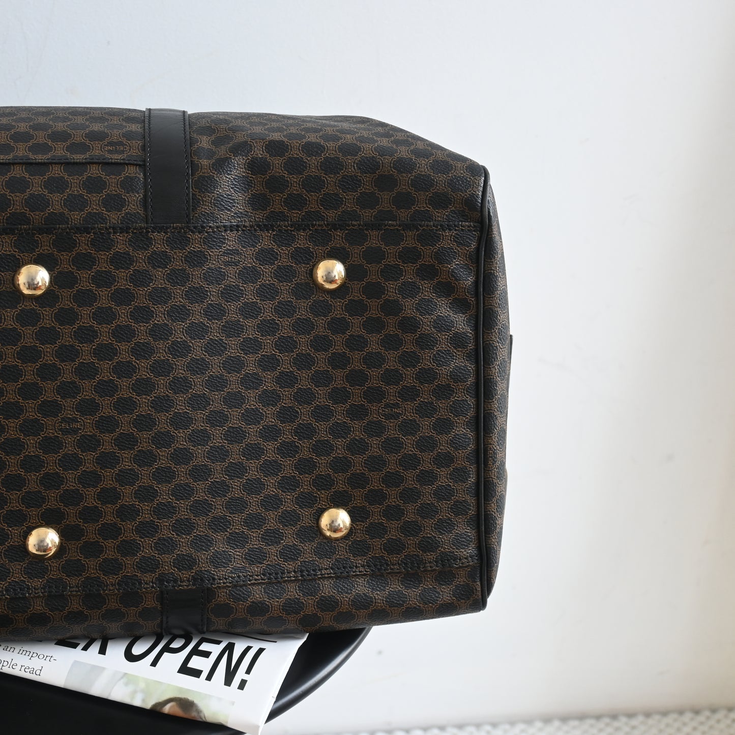 Celine Black Macadam Boston