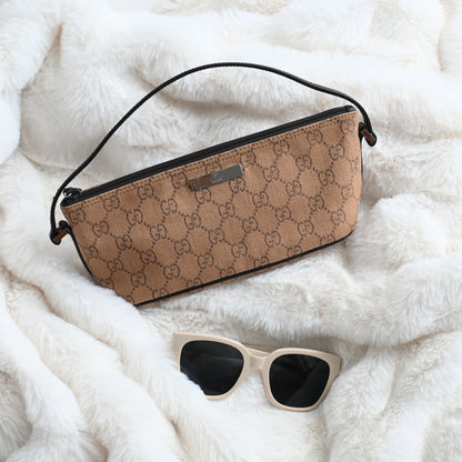 Gucci GG Monogram Pochette Boat Shoulder Bag