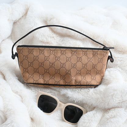 Gucci GG Monogram Pochette Boat Shoulder Bag