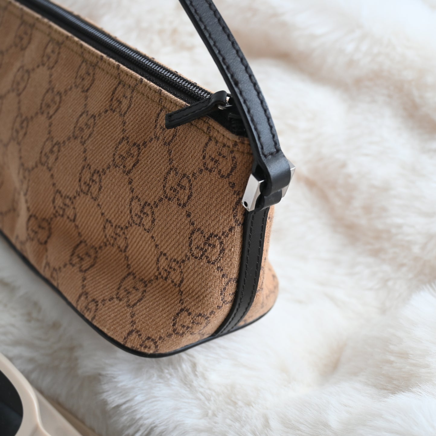 Gucci GG Monogram Pochette Boat Shoulder Bag