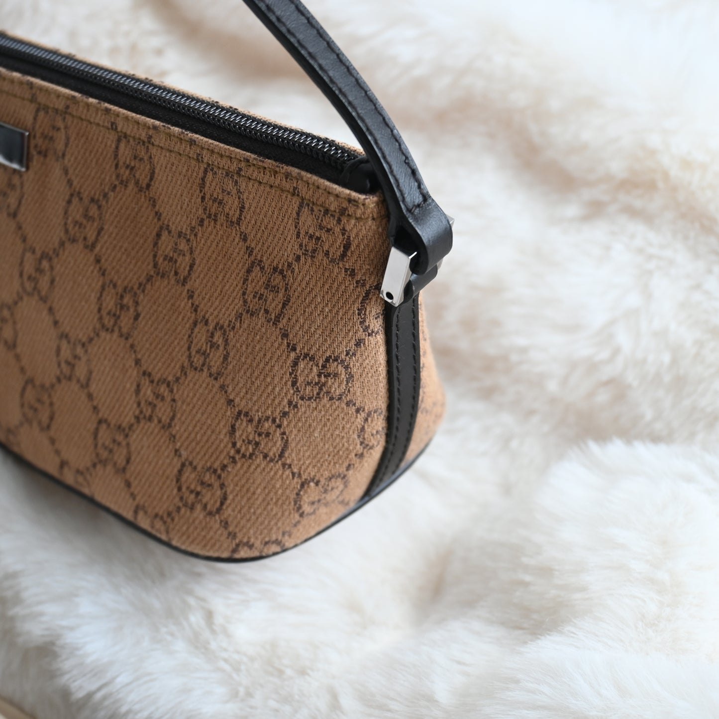 Gucci GG Monogram Pochette Boat Shoulder Bag