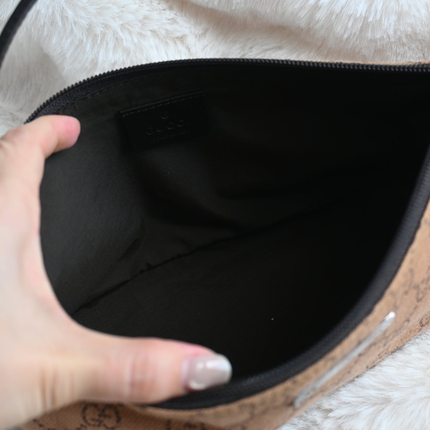 Gucci GG Monogram Pochette Boat Shoulder Bag