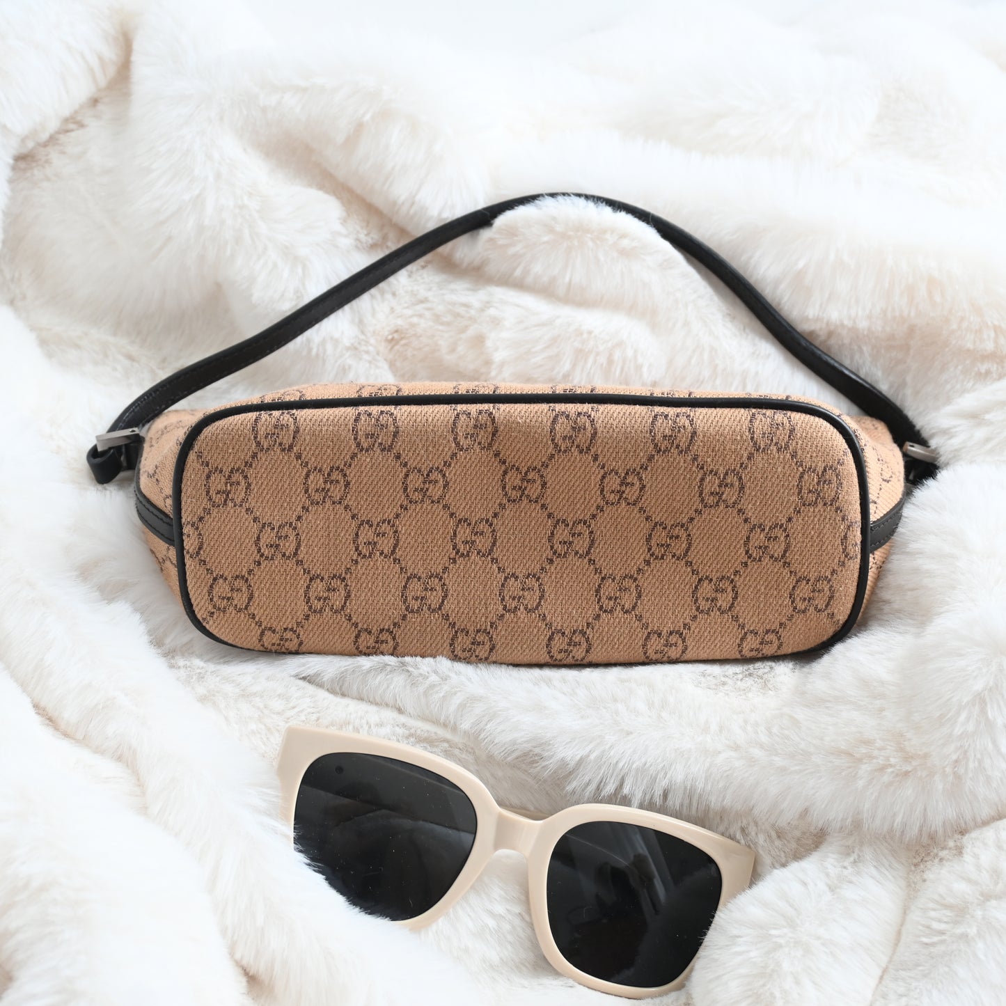 Gucci GG Monogram Pochette Boat Shoulder Bag