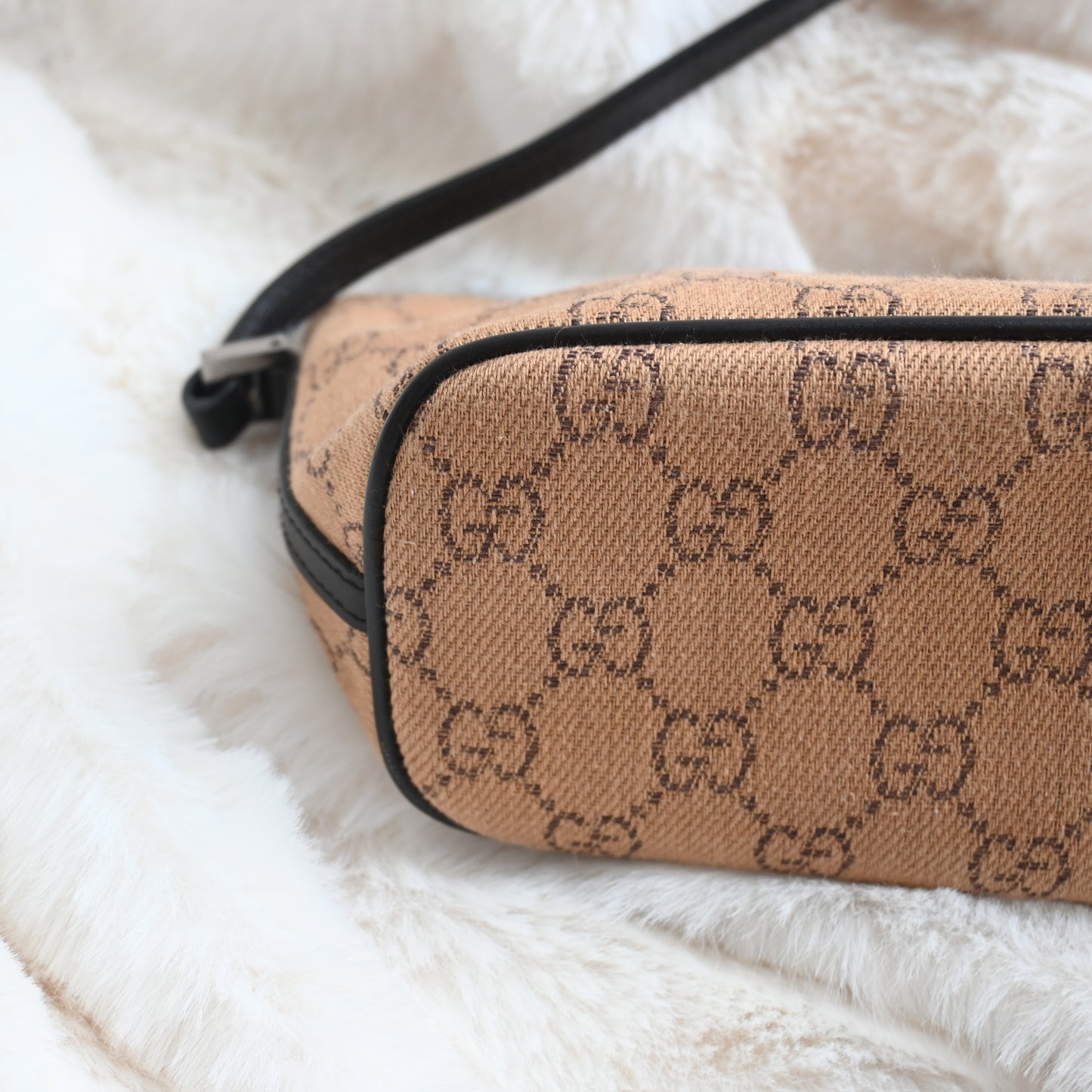 Gucci GG Monogram Pochette Boat Shoulder Bag