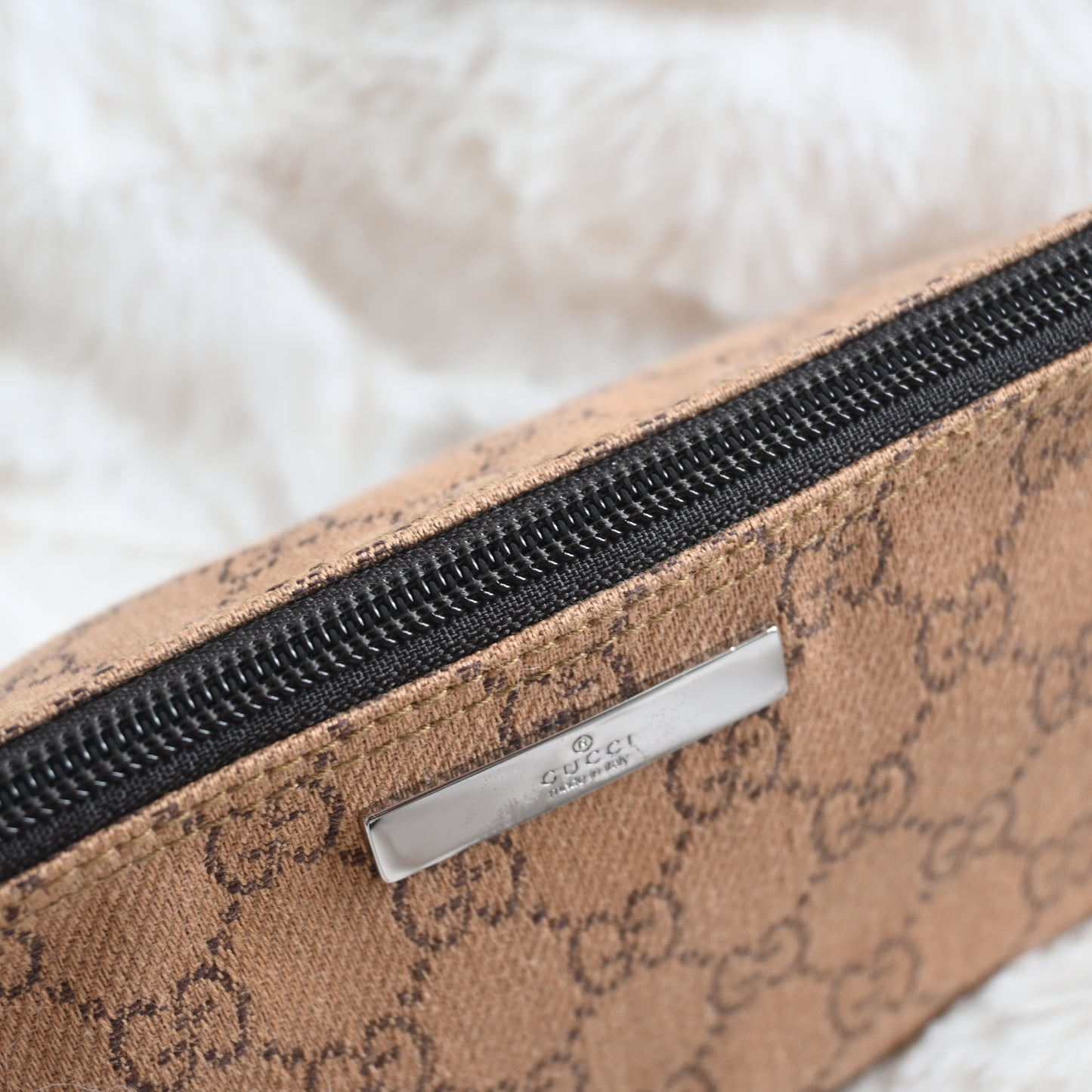 Gucci GG Monogram Pochette Boat Shoulder Bag