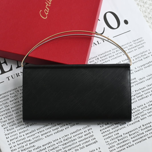 Cartier Trinity Black Clutch