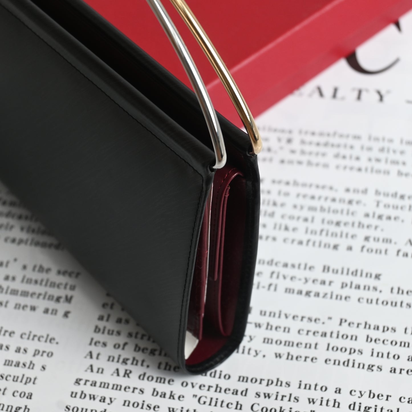 Cartier Trinity Black Clutch