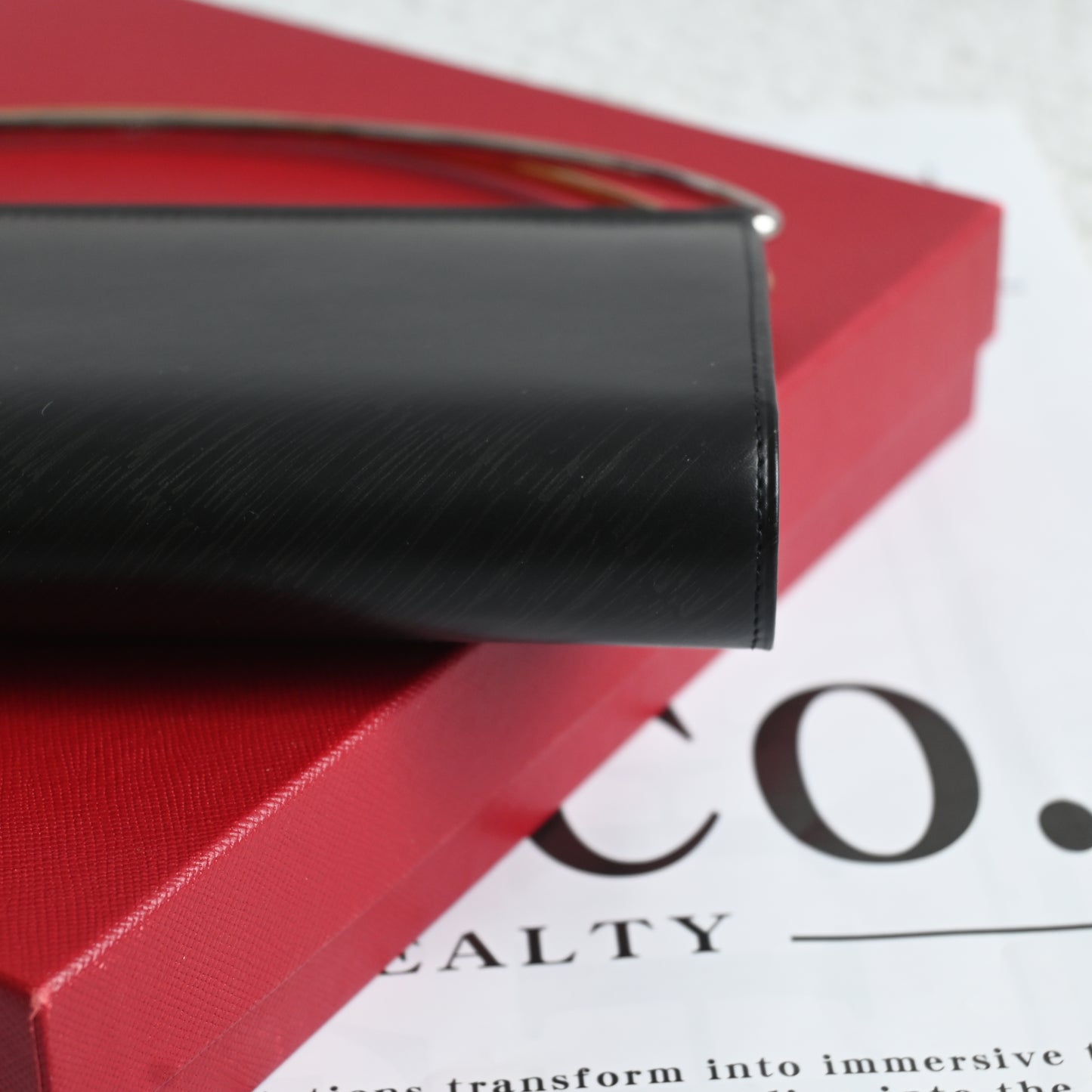 Cartier Trinity Black Clutch