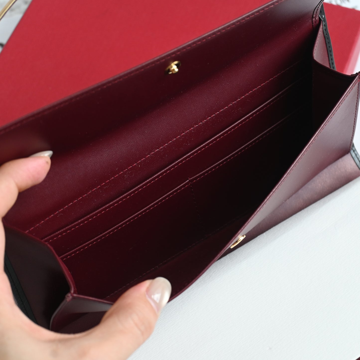 Cartier Trinity Black Clutch