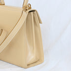 Salvatore Ferragamo Small Gancini Kelly Beige - Leluxe Vintage Sdn. Bhd.
