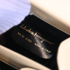 Salvatore Ferragamo Small Gancini Kelly Beige - Leluxe Vintage Sdn. Bhd.