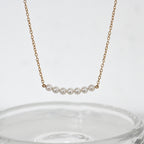 Mikimoto 14K Yellow Gold Akoya Pearl Smile Chocker Necklace