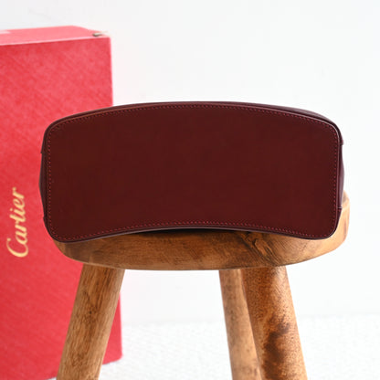 Trinity de Cartier Handbag in Bordeaux