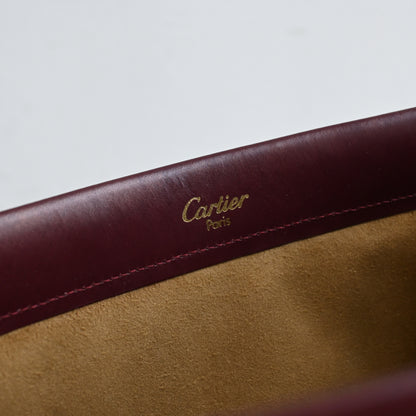 Trinity de Cartier Handbag in Bordeaux
