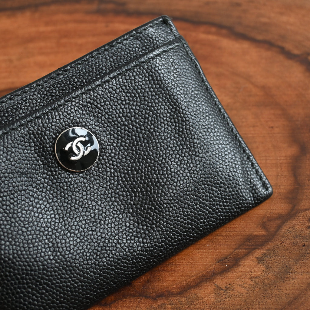 Chanel Card Holder Black - Leluxe Vintage Sdn. Bhd.