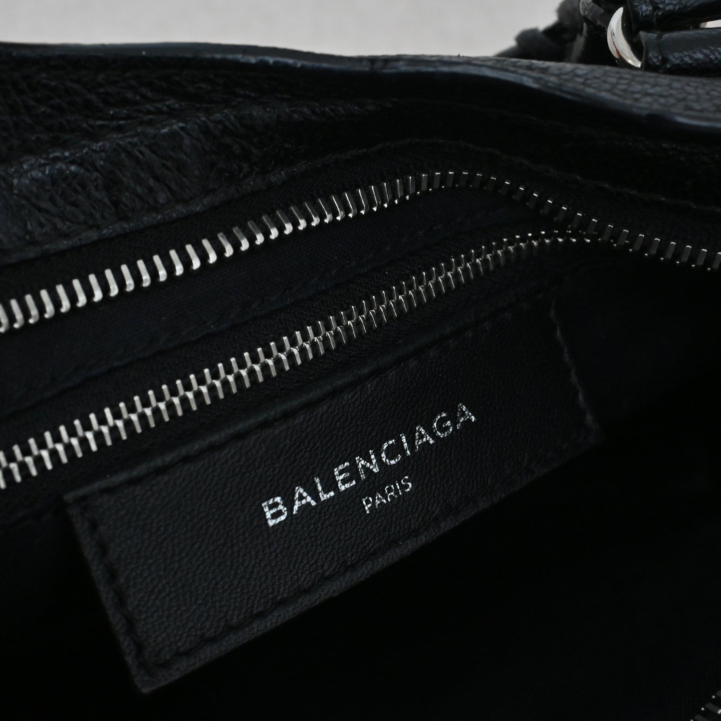 Balenciaga Mini Chevre Silver Metallic Edge Bag