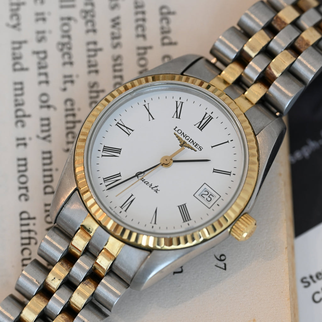 Longines Datejust Fluted Bezel Watch Ref. 156.1647 - Leluxe Vintage Sdn. Bhd.