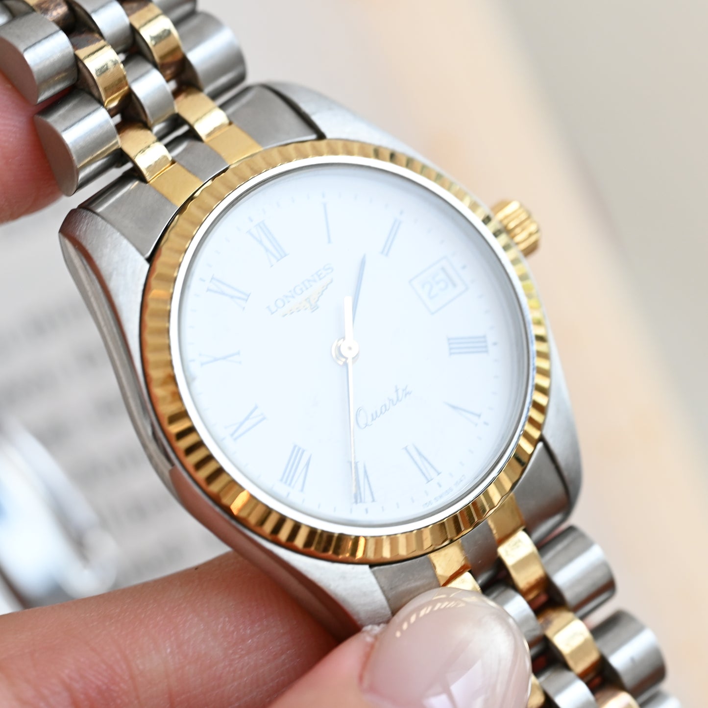 Longines Datejust Fluted Bezel Watch Ref. 156.1647