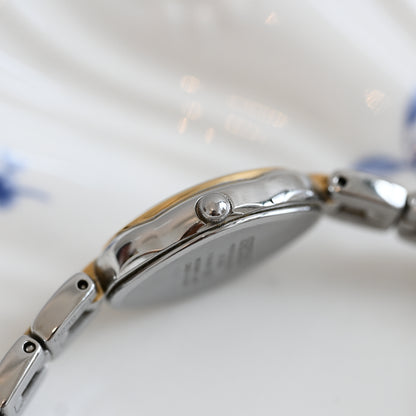 Seiko V110-0AG0 Solar Shell Dial Ladies Watch