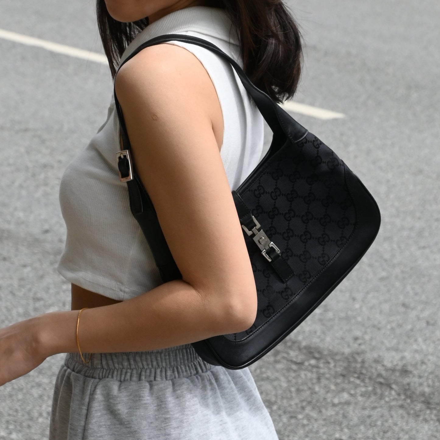 Gucci GG Canvas Small Jackie