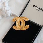 Chanel Coco Mark Matelasse 1152 Brooch - Leluxe Vintage Sdn. Bhd.