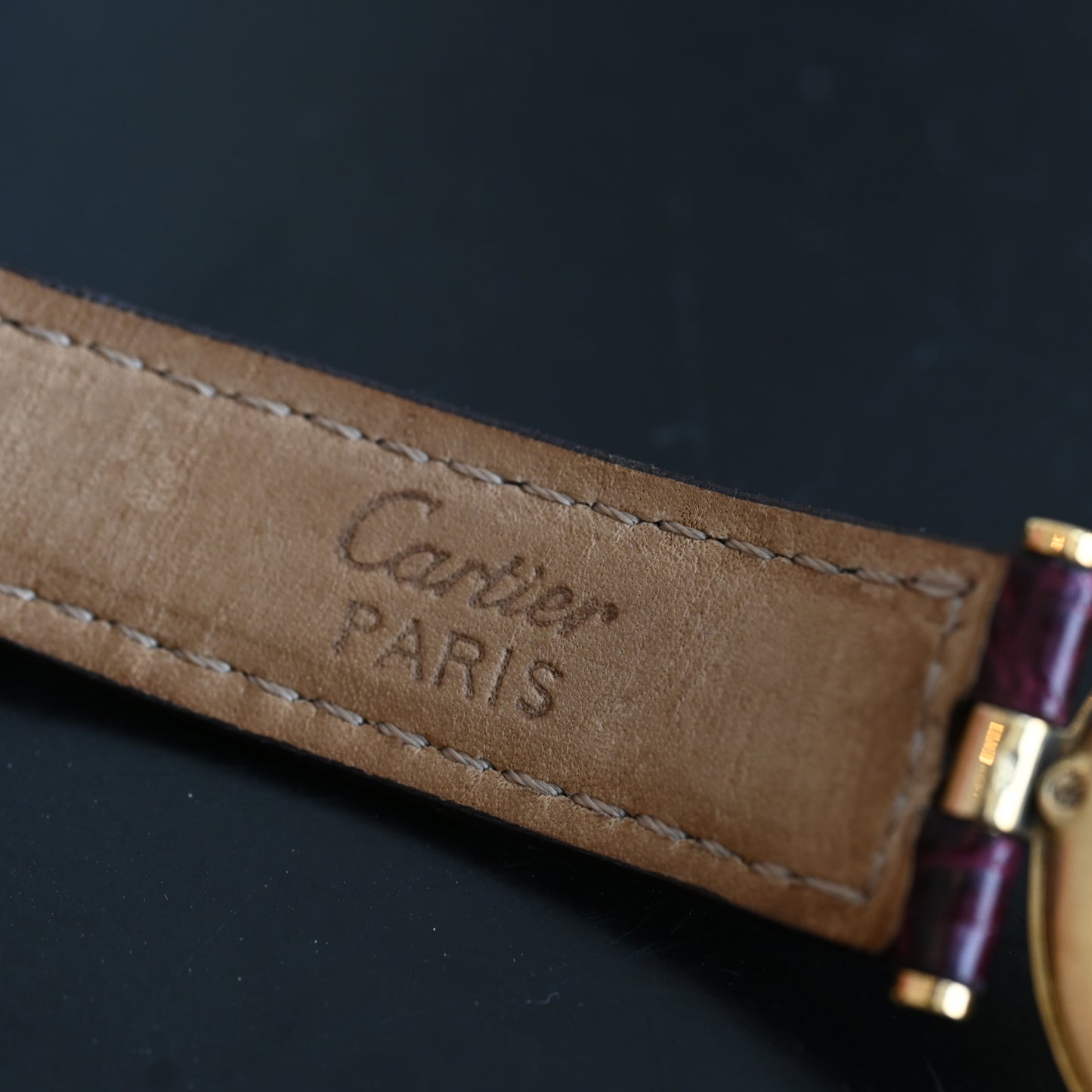 Cartier Vendome  Burgundy dial 17087867