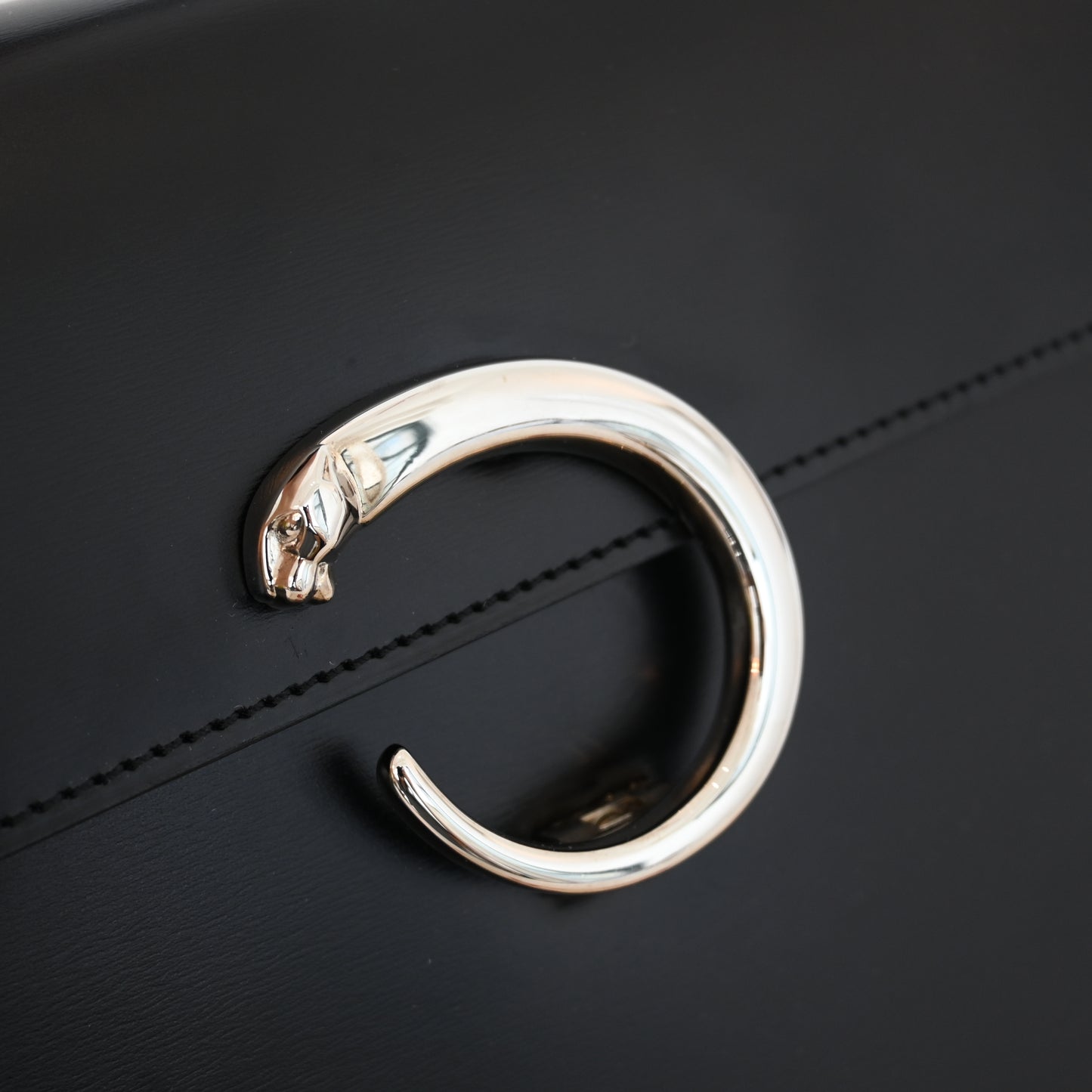 Cartier Panthère Top Handle Kelly SHW