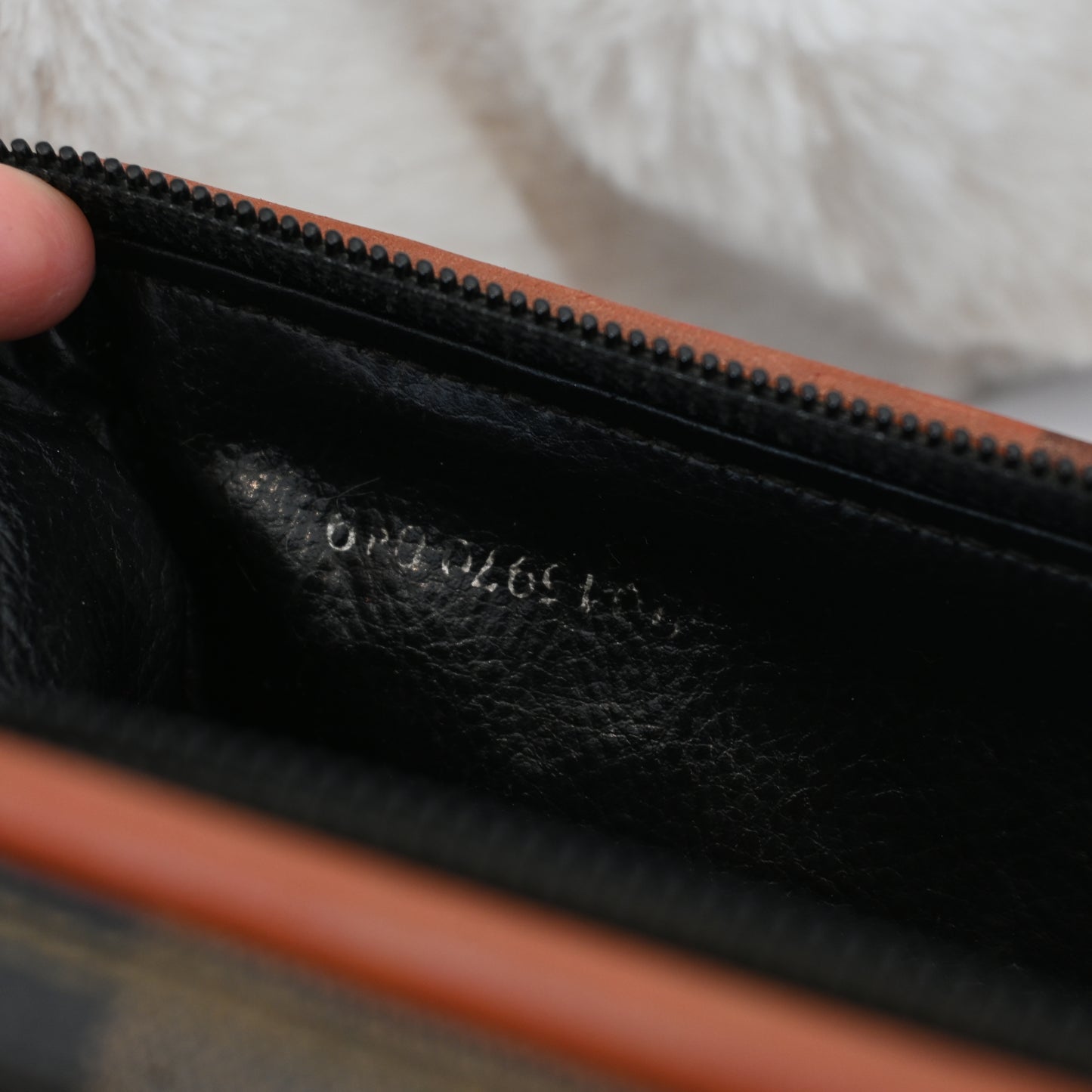 Fendi Pequin Handbag Mini Boston