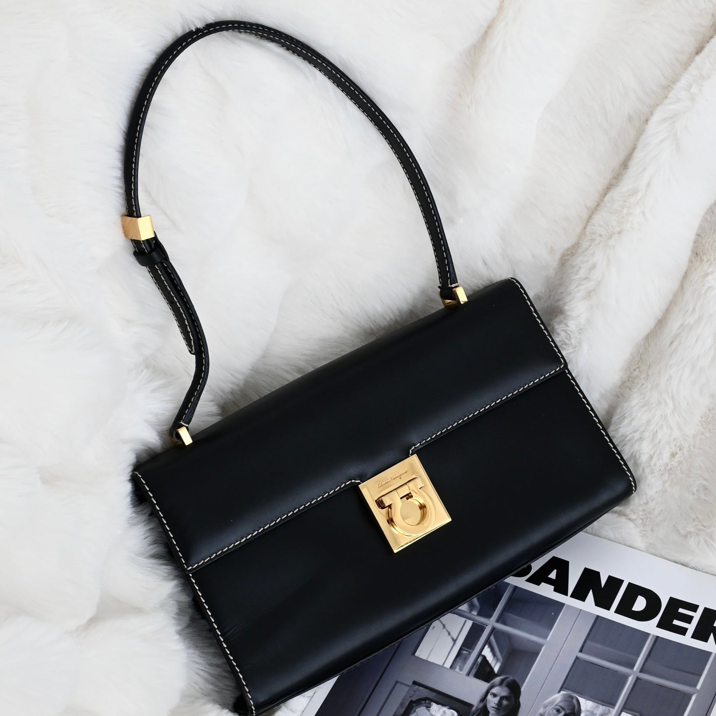 Salvatore Ferragamo Gancini Shoulder Bag