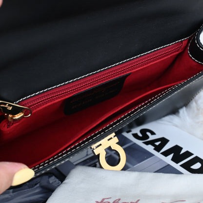 Salvatore Ferragamo Gancini Shoulder Bag