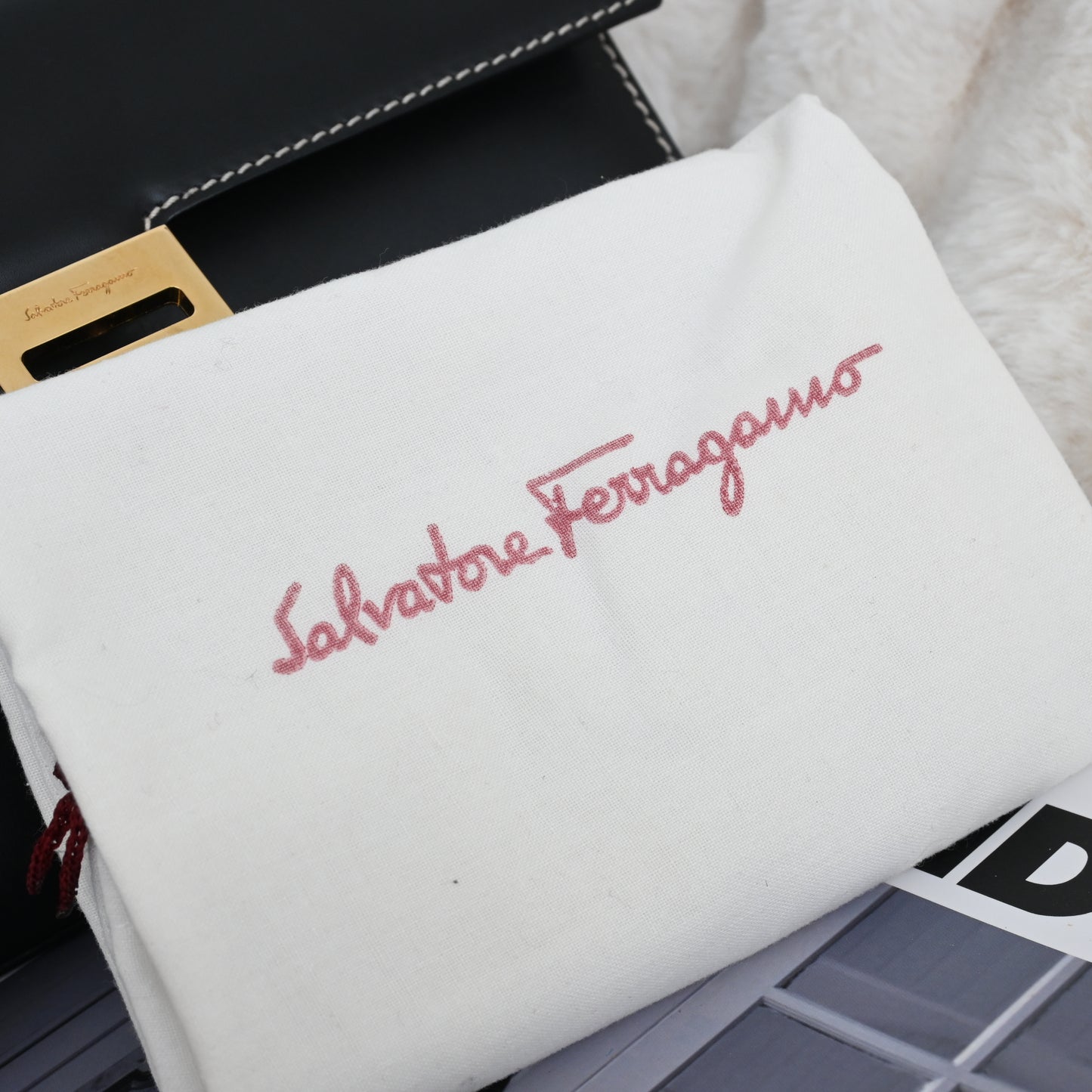 Salvatore Ferragamo Gancini Shoulder Bag