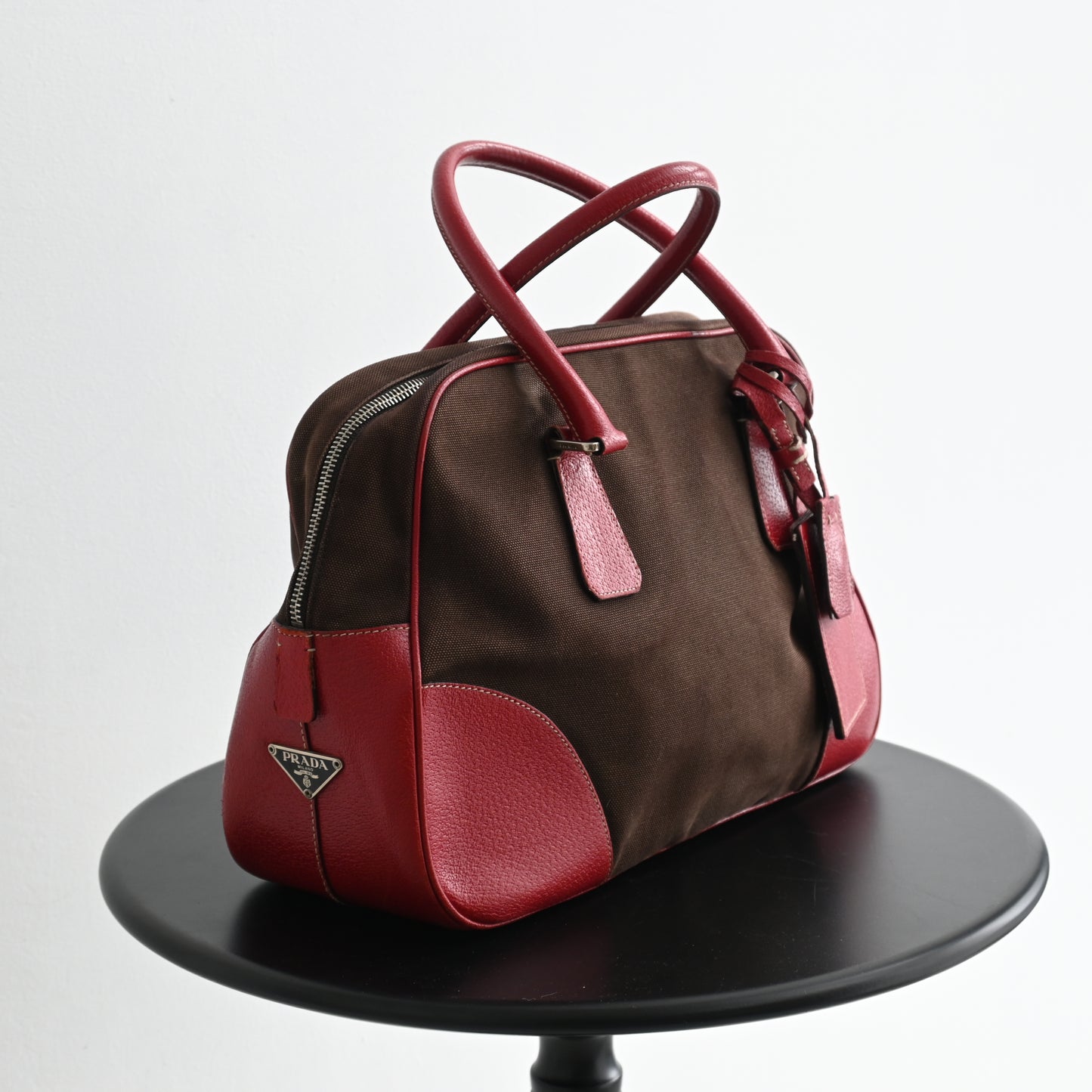 Prada Brown Bowling Bag