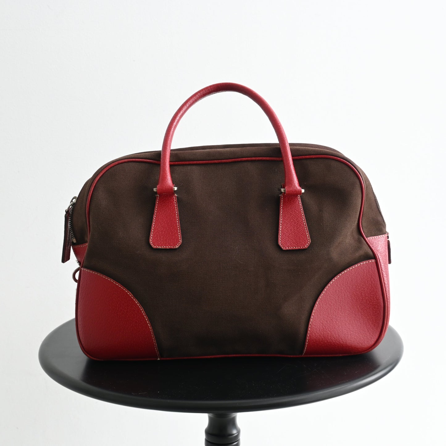 Prada Brown Bowling Bag