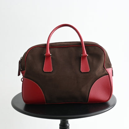 Prada Brown Bowling Bag