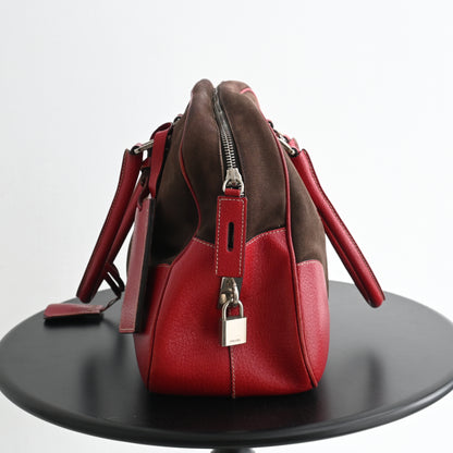 Prada Brown Bowling Bag