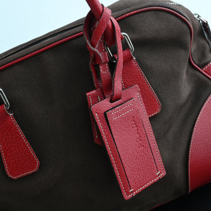 Prada Brown Bowling Bag