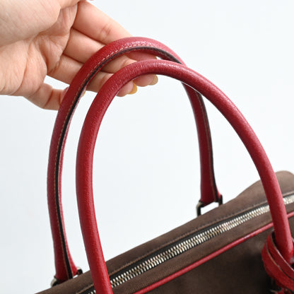 Prada Brown Bowling Bag