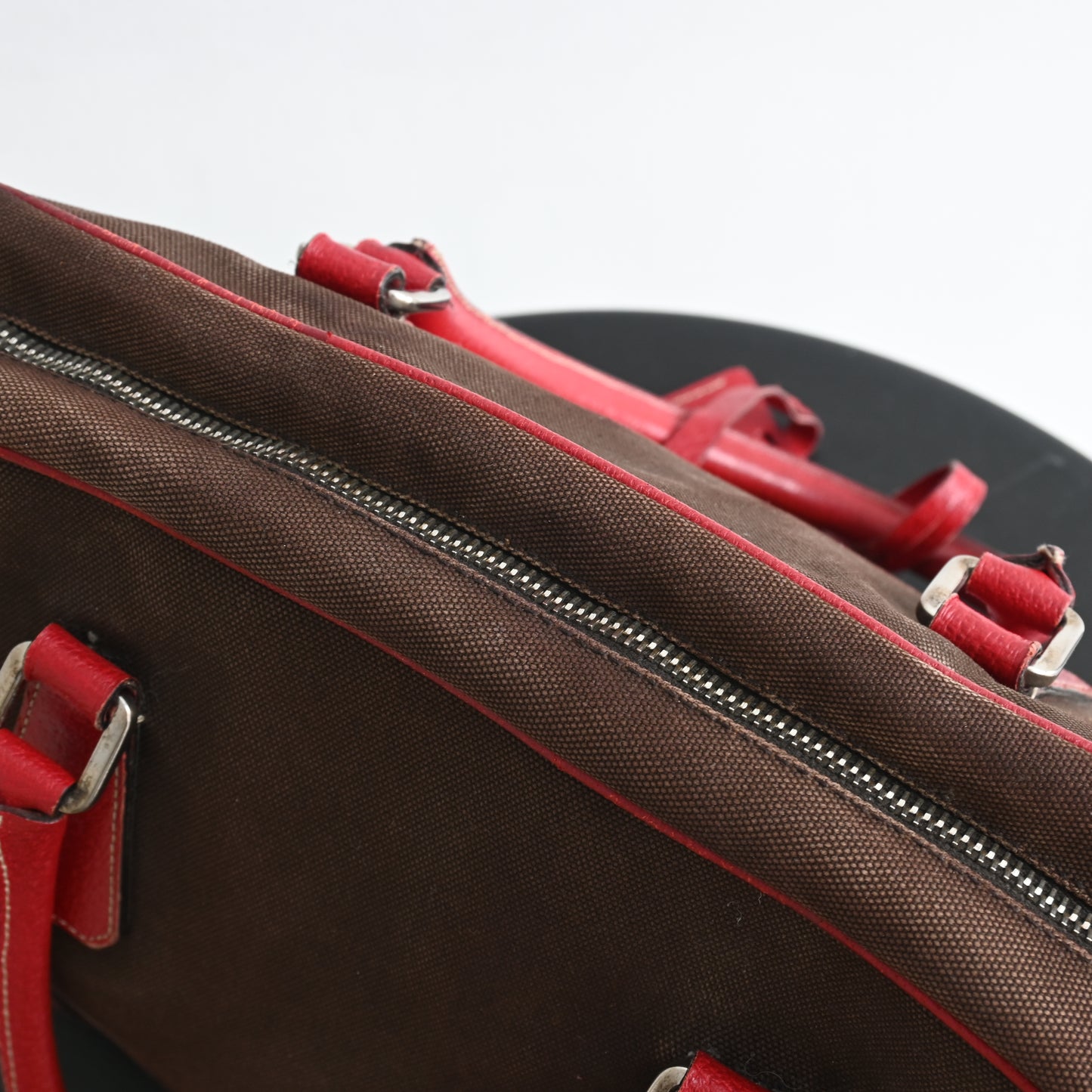 Prada Brown Bowling Bag