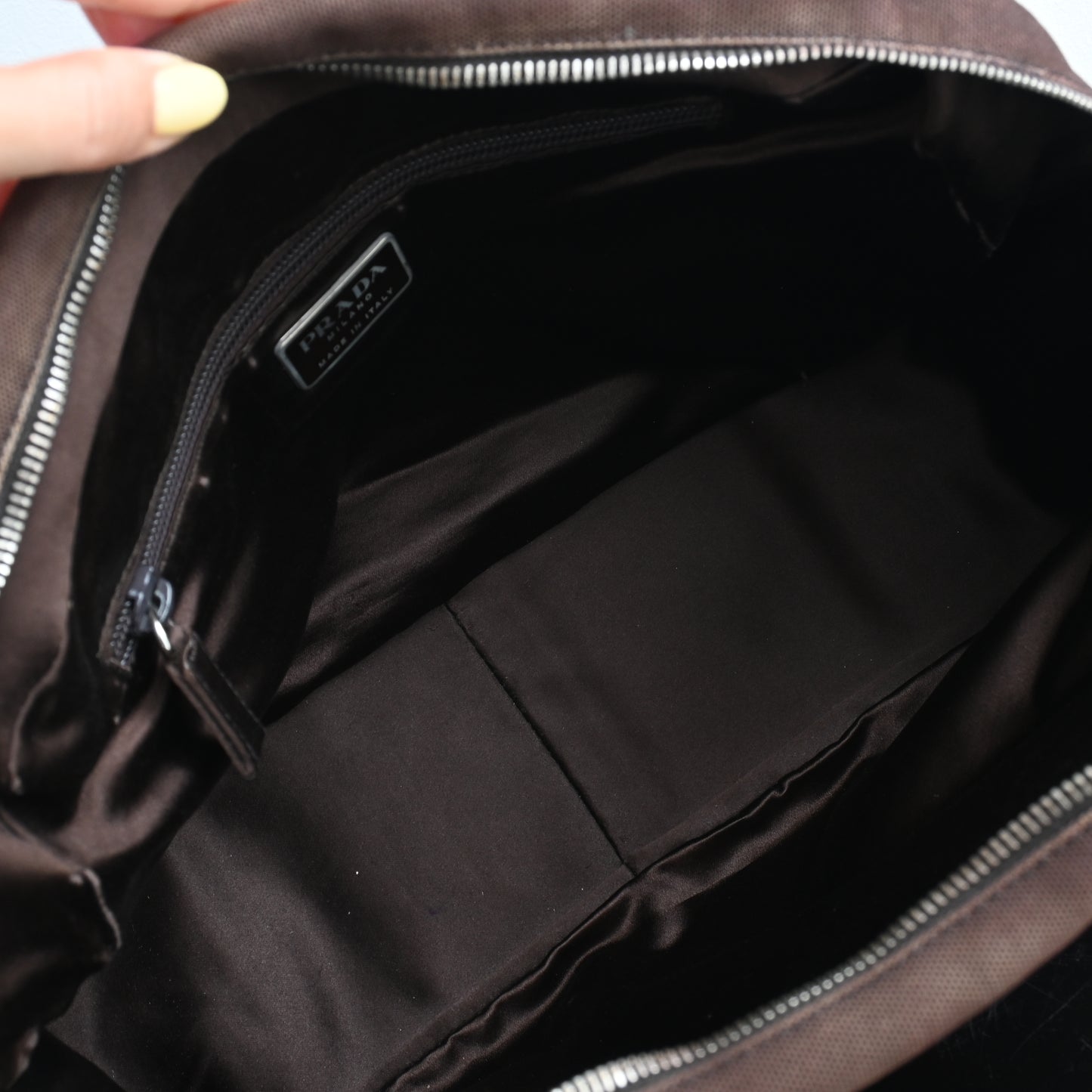 Prada Brown Bowling Bag