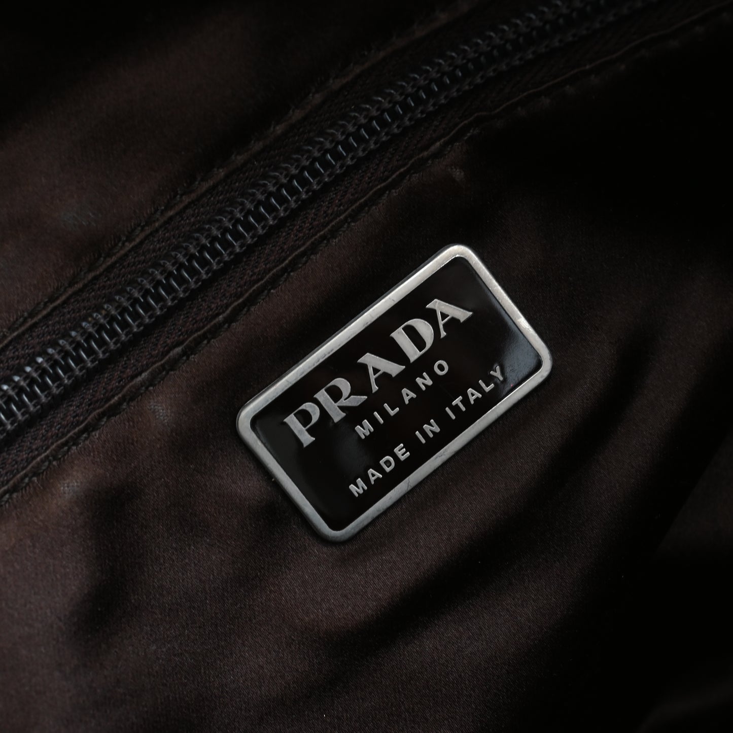 Prada Brown Bowling Bag