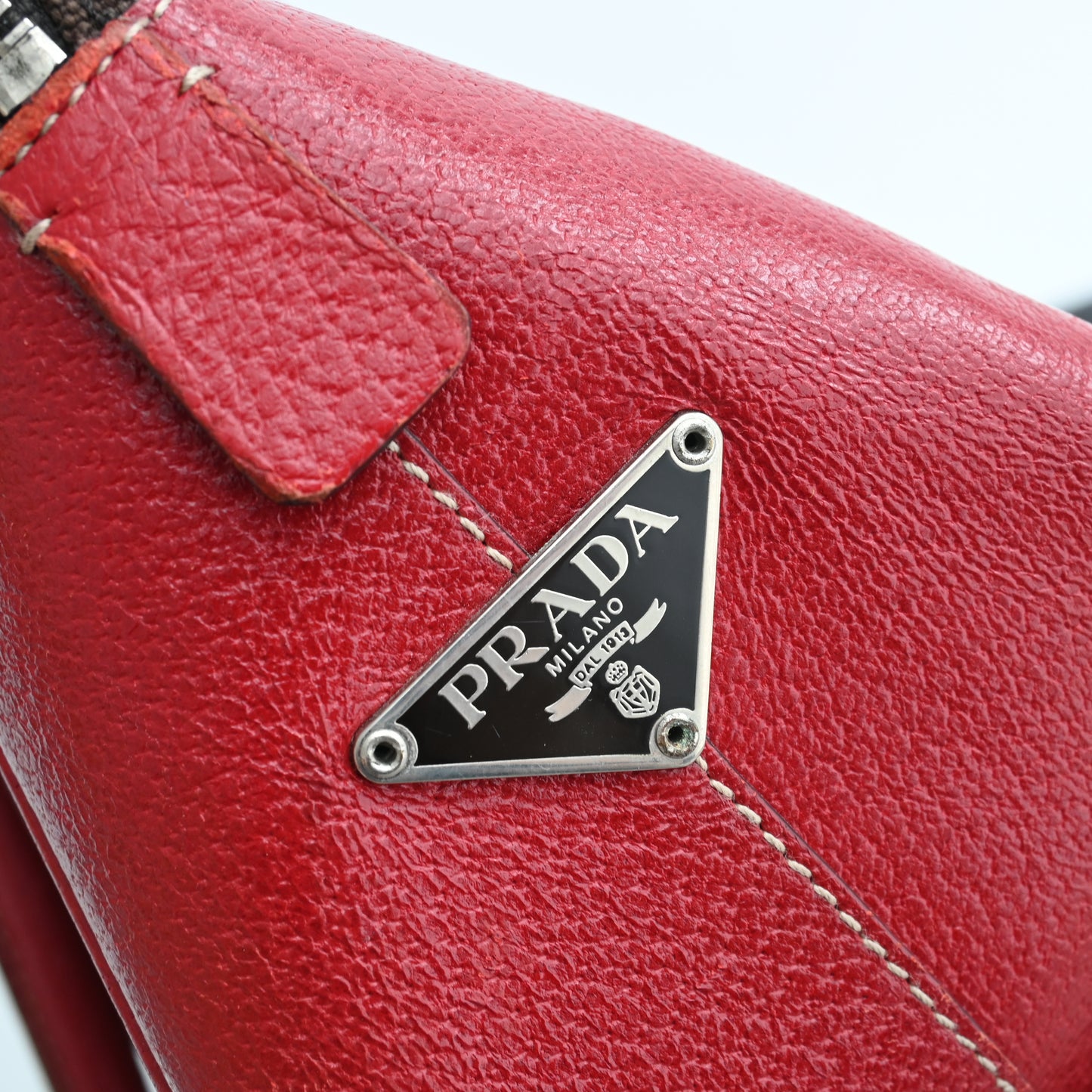 Prada Brown Bowling Bag