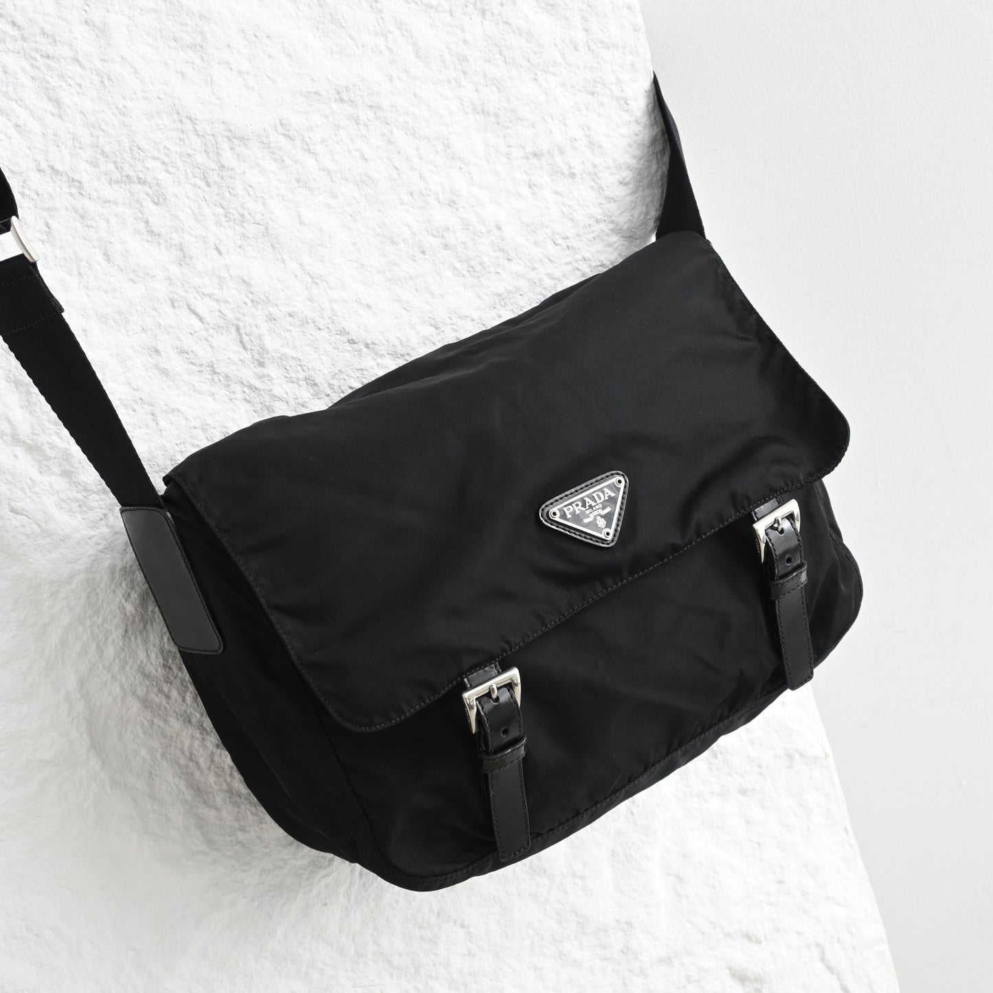 Prada Nylon Messenger Bag