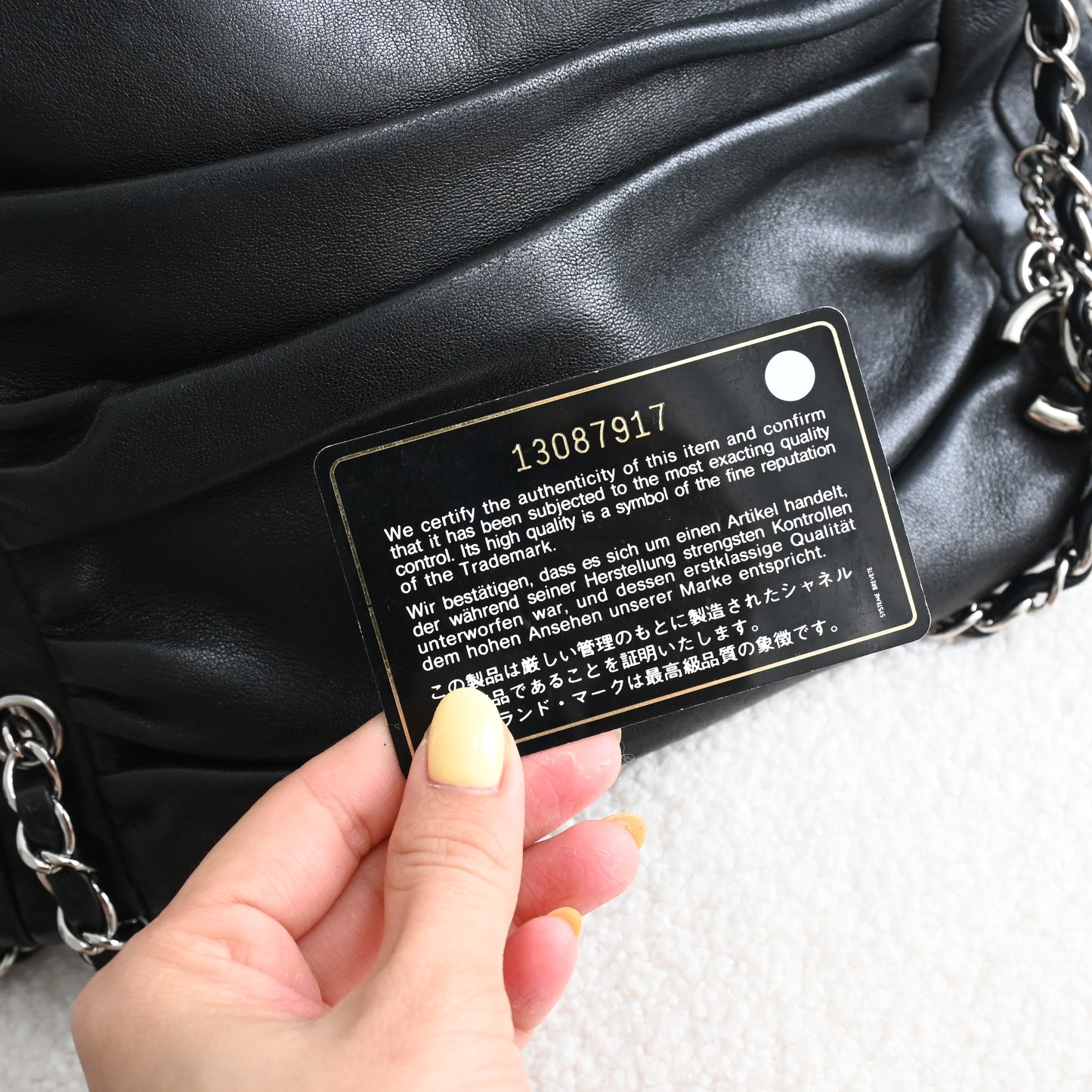 Chanel Sharpei Chain Shoulder Bag