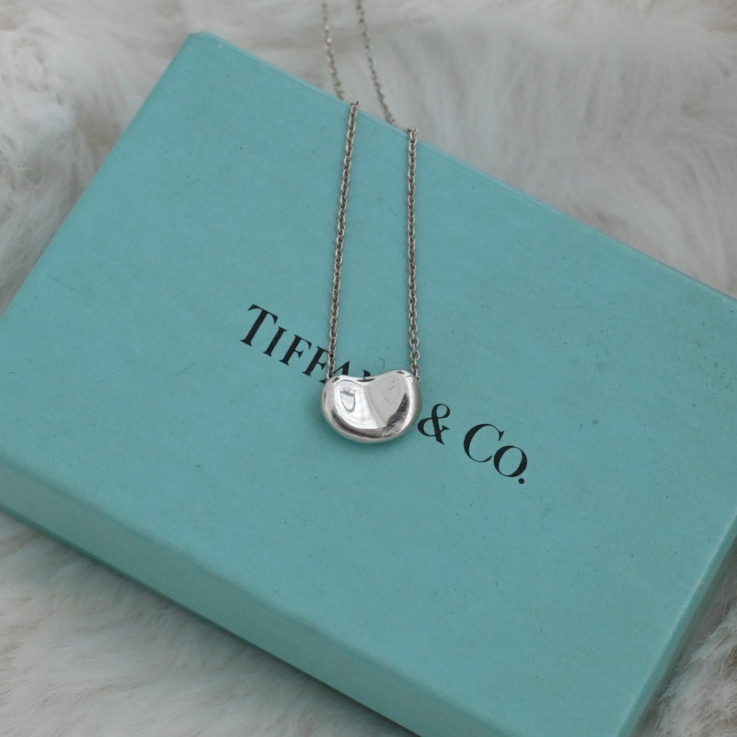 Tiffany & Co. Elsa Peretti™ Bean design Pendant Necklace