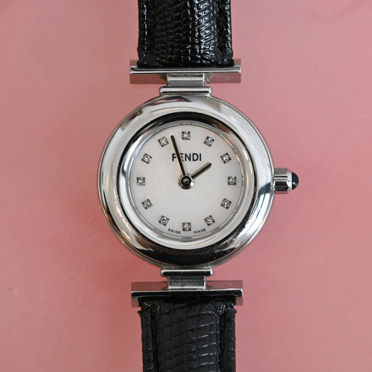 Fendi 320L White Dial Watch